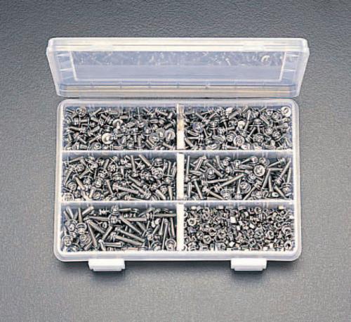 エスコ M4 ワッシャー付ネジナットセット(ステンレス製) EA949SL-4 ESCO