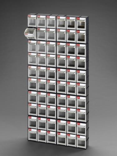 エスコ 606x106x1265mm/6列10段 マルチストール EA957FM-610 ESCO