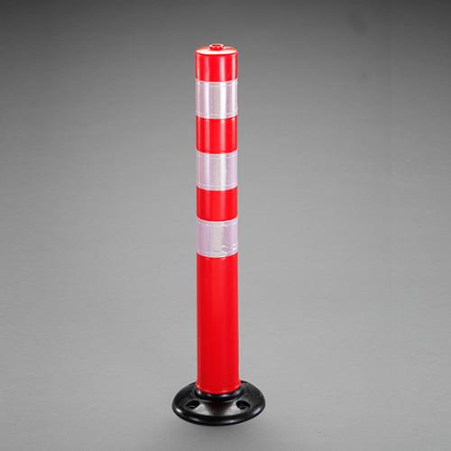 エスコ φ90x800mm ガードポール(赤・白) EA983FT-100 ESCO