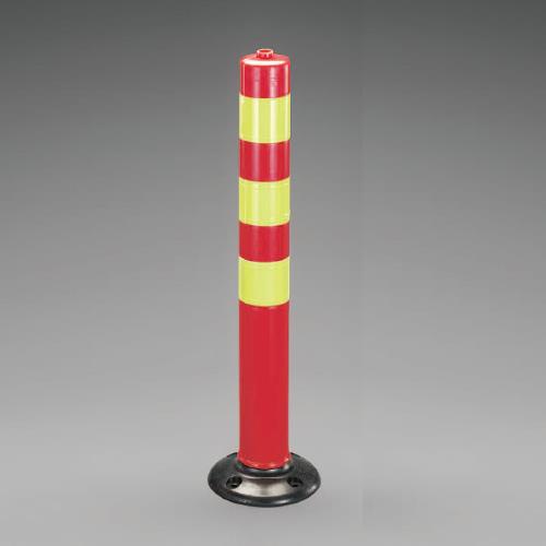 エスコ φ90x800mm ガードポール(赤・黄) EA983FT-95 ESCO