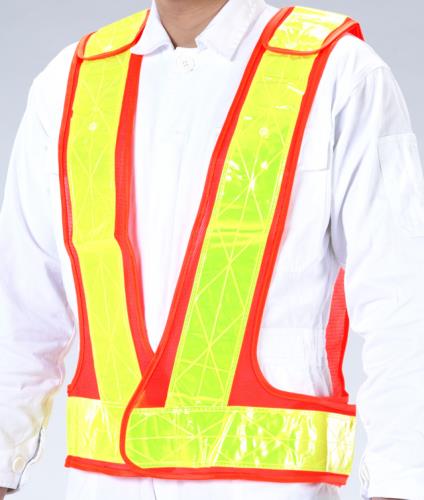 エスコ 安全ベスト(橙/黄) EA983R-28 ESCO