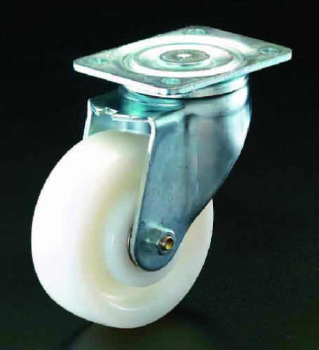 エスコ 200mm キャスター(自在金具・ナイロン車輪) EA986HP-200 ESCO