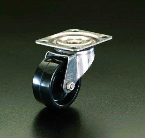 エスコ 125mm キャスター(自在金具・ステンレス製) EA986LK-125 ESCO