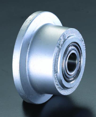 エスコ 250x 65mm 車輪(ボールベアリング・鋳鉄製・レール用) EA986SD-250 ESCO