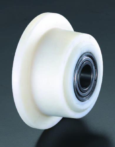 エスコ 150x 46mm 車輪(Bベアリング・ポリアミド製・レール用) EA986SG-150 ESCO