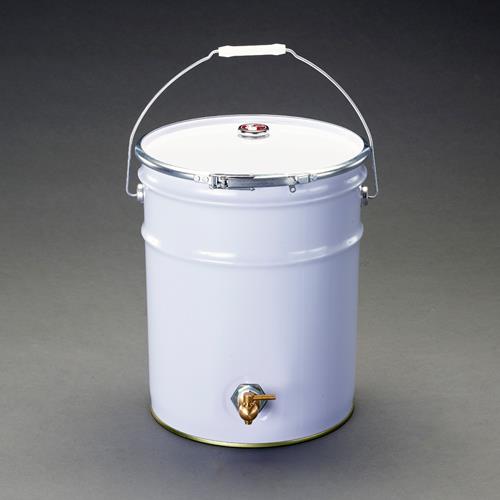 エスコ 20L ペール缶(バンドタイプ/コック付) EA991AG-7 ESCO