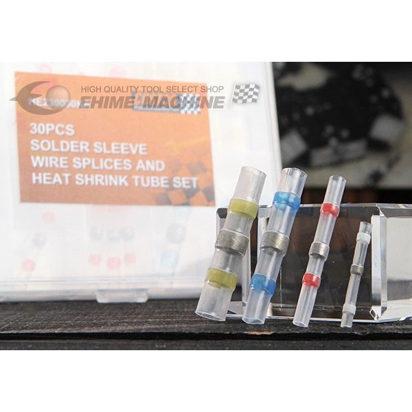 低温ハンダ・シリコン接着剤内臓防水性収縮チューブ初期導入セット 005W-HE230030K
