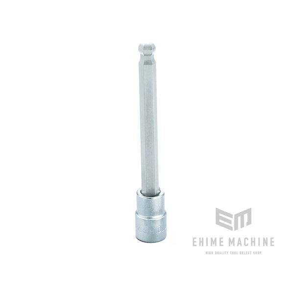 TONE ロングボールポイントヘキサゴンソケット 対辺寸法10mm 差込角9.5mm 長さ96mm (3BH-10L)(4953488085181) トネ