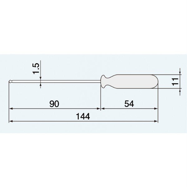 エンジニア 六角ドライバー 1.5mm (DH-15) (4989833015152) ENGINEER