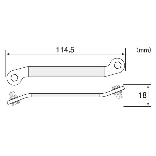 エンジニア 薄型ベントレンチ(HEX5.0×6.0mm) (DHX-03) (4989833015633) ENGINEER