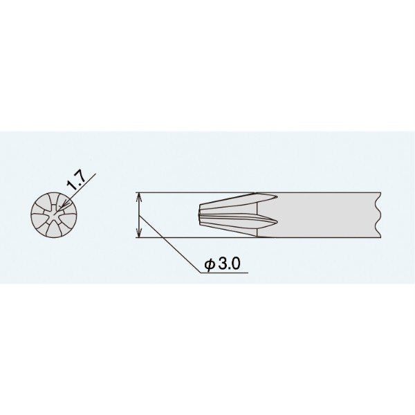 エンジニア 特殊ネジ用ドライバー 1.7mm (DTP-05) (4989833005450) ENGINEER