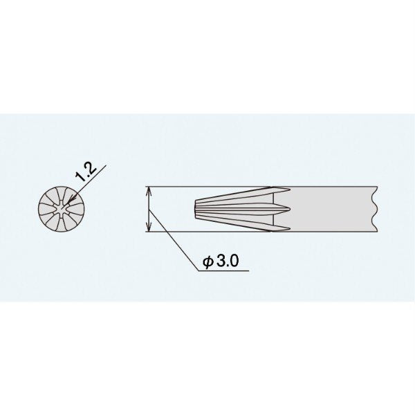 エンジニア 特殊ネジ用ドライバー TX4 (DTX-04) (4989833005443) ENGINEER