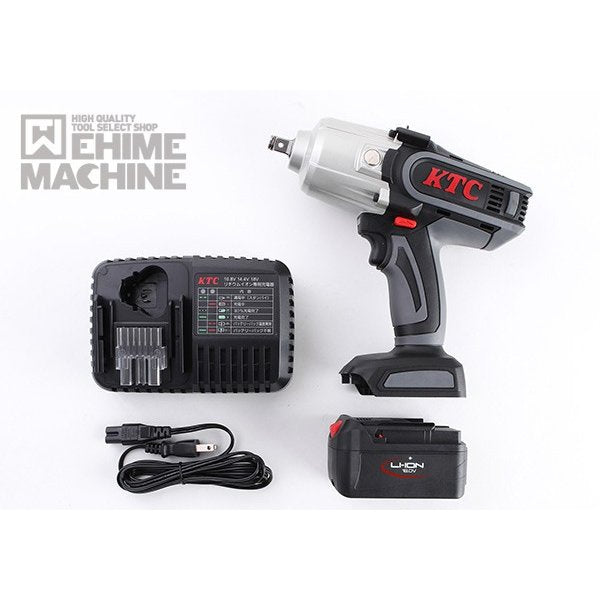 KTC JTAE481 12.7sq. コードレスインパクトレンチセット 工具 京都機械工具