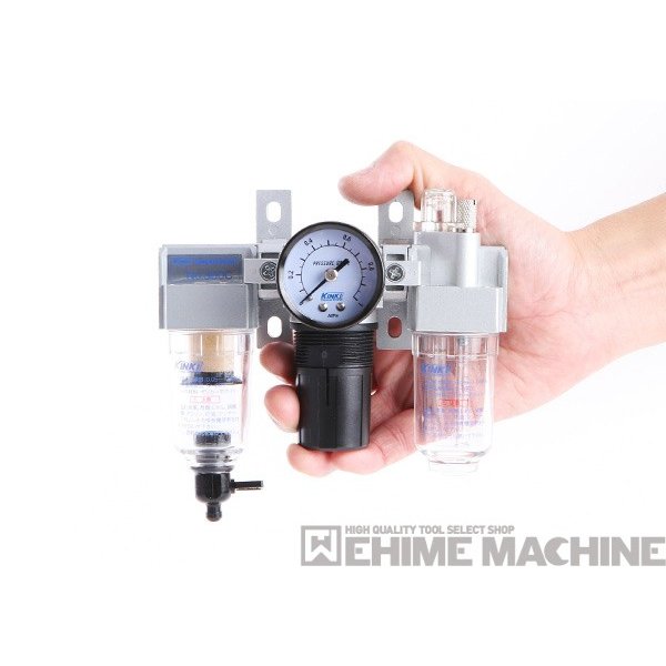 KINKI コンビネーションユニット 300C (エアーフィルター/レギュレター/ルブリケータ)