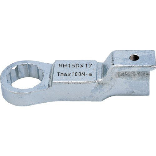 トーニチ リングヘッド 許容トルク100.0 全長76mm二面寸法17.0mm RH15DX17 東日製作所