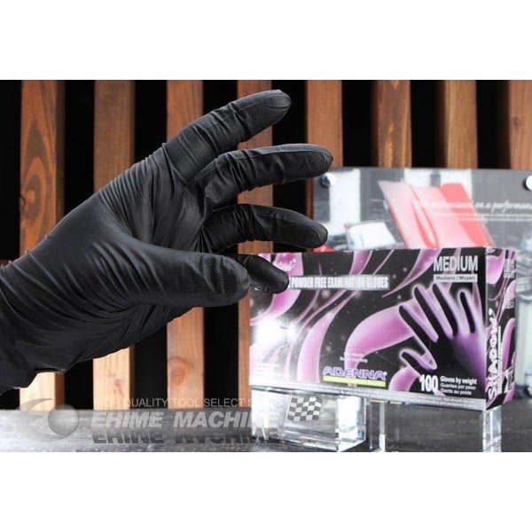 作業用手袋 ブラックニトリルグローブ シャドー shadow-glove 100枚入