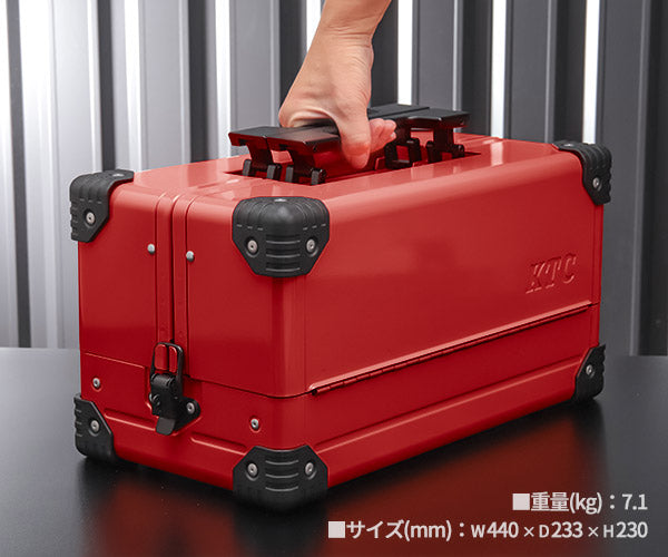 KTC 両開きメタルケース EK-10AR3 レッド 工具箱 ツールケース 京都機械工具 2025 SK セール
