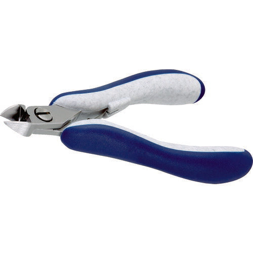 idealtek ESD精密ニッパ 長円形 フルフラッシュ刃 120mm ES5142-CR-BG-IT