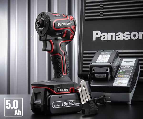 Panasonic EZ1PD1J18D-R 18V5Ah インパクトドライバー (赤) パナソニック