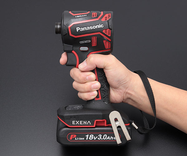 Panasonic EZ1PD1N18D-R 18V3Ah インパクトドライバー (赤) パナソニック
