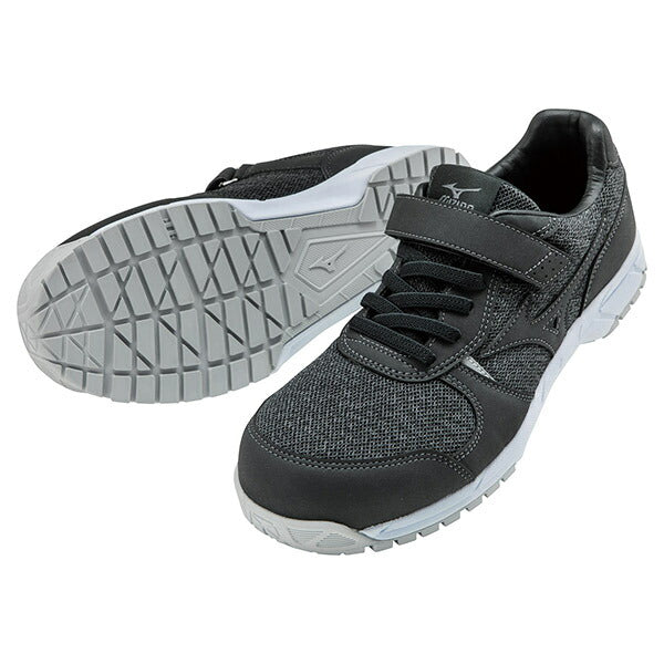 ミズノ 安全靴 F1GA190409 ブラック オールマイティ FS32L MIZUNO ALMIGHTY ワーキングシューズ おしゃれ かっこいい 作業靴 スニーカー