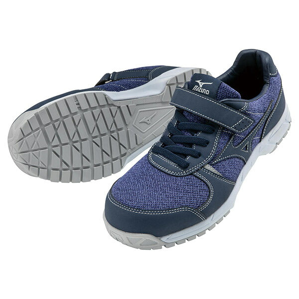 ミズノ 安全靴 F1GA190414 ネイビー オールマイティ FS32L MIZUNO ALMIGHTY ワーキングシューズ おしゃれ かっこいい 作業靴 スニーカー