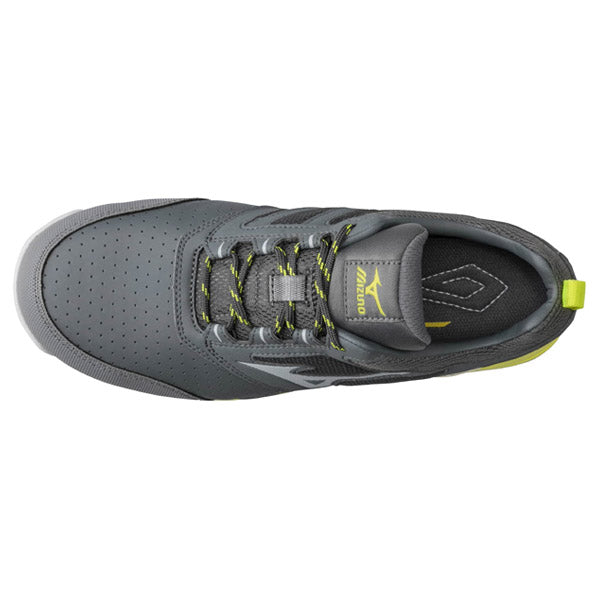 ミズノ 安全靴 F1GA200205 ダークグレー×グレー×イエロー オールマイティ AS 15L MIZUNO ワーキングシューズ おしゃれ かっこいい 作業靴 スニーカー