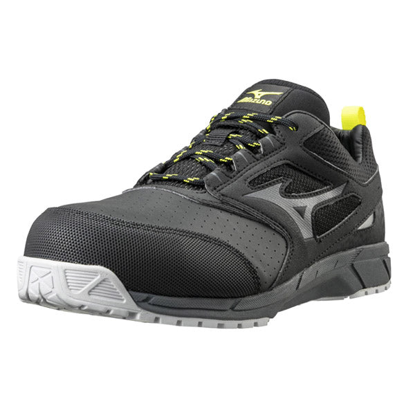 ミズノ 安全靴 F1GA200209 ブラック×ダークグレー オールマイティ AS 15L MIZUNO ワーキングシューズ おしゃれ かっこいい 作業靴 スニーカー