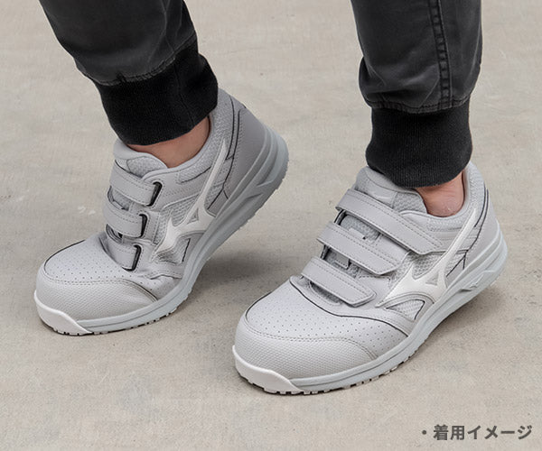 ミズノ 安全靴 F1GA210105 26cm ライトグレーxホワイト オールマイティLS II 22L ワーキング 2021年春夏 MIZUNO おしゃれ かっこいい 作業靴 スニーカー