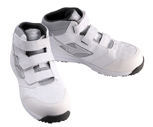 ミズノ 安全靴 F1GA220001 26.0cm ホワイト×シルバー オールマイティLS 21M MIZUNO おしゃれ かっこいい 作業靴 スニーカー