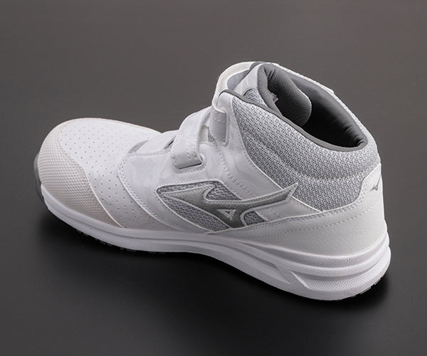 ミズノ 安全靴 F1GA220001 26.0cm ホワイト×シルバー オールマイティLS 21M MIZUNO おしゃれ かっこいい 作業靴 スニーカー