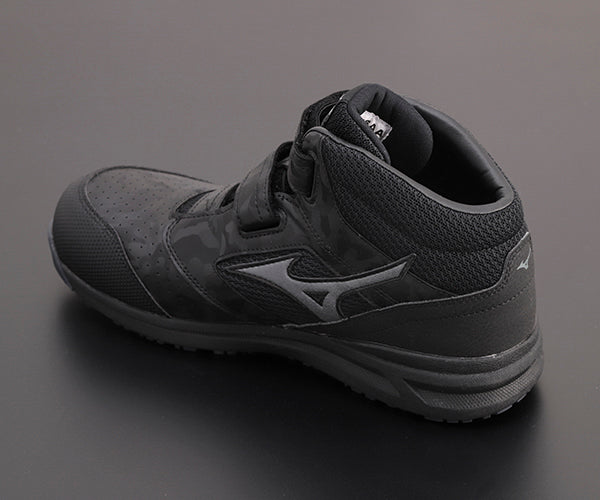 ミズノ 安全靴 F1GA220009 24.0cm ブラック×ダークシルバー オールマイティLS 21M MIZUNO おしゃれ かっこいい 作業靴 スニーカー