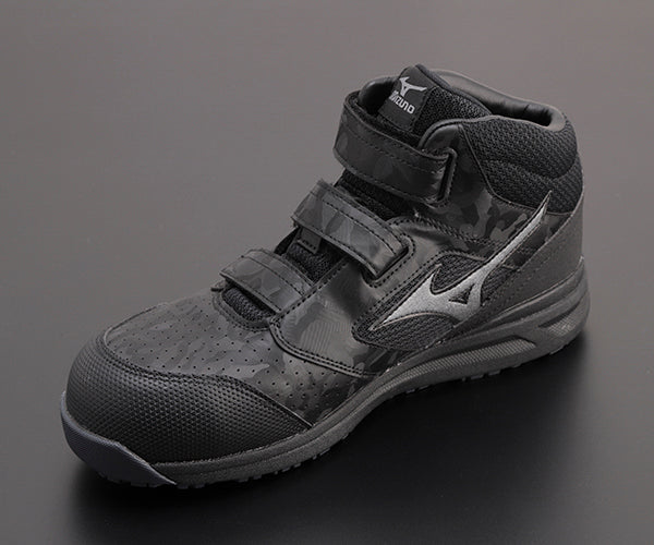 ミズノ 安全靴 F1GA220009 26.5cm ブラック×ダークシルバー オールマイティLS 21M MIZUNO おしゃれ かっこいい 作業靴 スニーカー