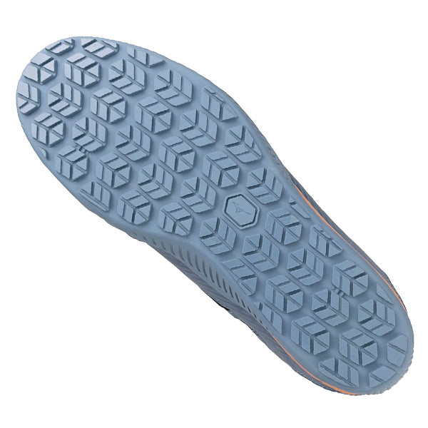 ミズノ 安全靴 オールマイティ TDII11L F1GA230027 ブルーグレー×コーラル ワーキングシューズ MIZUNO おしゃれ かっこいい 作業靴 紐タイプ JSAA A種 プロスニーカー プロアクティブスニーカー