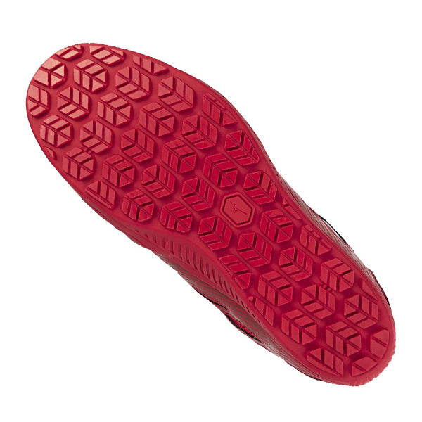 ミズノ 安全靴 オールマイティ TDII11L F1GA230062 レッド×ホワイト ワーキングシューズ MIZUNO おしゃれ かっこいい 作業靴 紐タイプ JSAA A種 プロスニーカー プロアクティブスニーカー