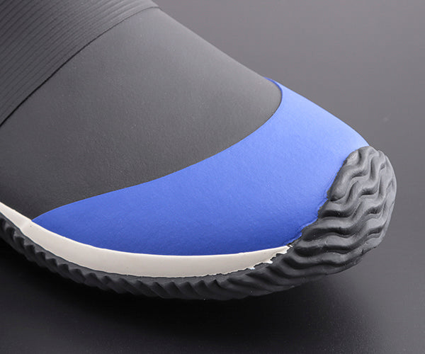 ミズノ ハーフブーツ F3JBN00109 ブラック×ブルー 25.0cm ワークブーツ 長靴 MIZUNO