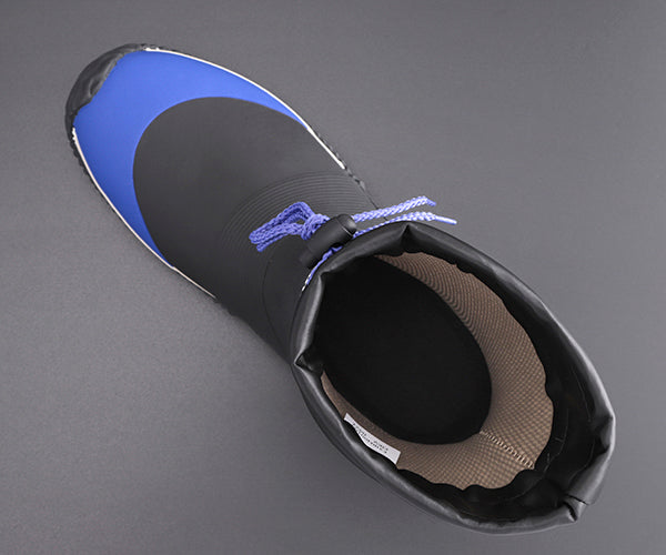 ミズノ ハーフブーツ F3JBN00109 ブラック×ブルー 26.0cm ワークブーツ 長靴 MIZUNO