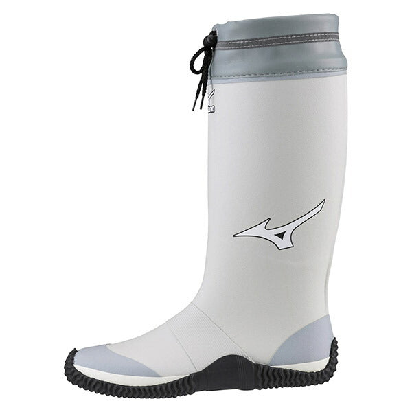 ミズノ F3JBN21105 ジャスタフィット NL1c アイスグレー MIZUNO 長靴 白 ワークブーツ