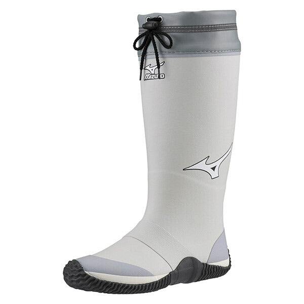 ミズノ F3JBN21105 ジャスタフィット NL1c アイスグレー MIZUNO 長靴 白 ワークブーツ