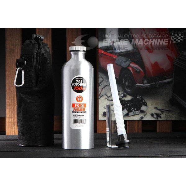 大自工業 アルミガソリン携行缶 ボトルタイプ750cc FK-05