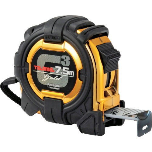 タジマ G3ゴールドロックー25 7.5m 尺相当目盛 G3GL2575SBL