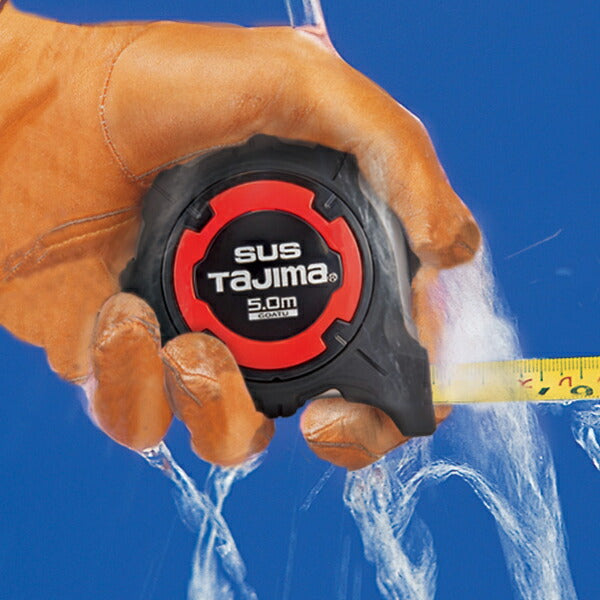 TAJIMA タジマ 剛厚セフGステンロックマグ25 (5.0m) メートル目盛 GASFGSLM25-50 剛厚ステンテープ採用