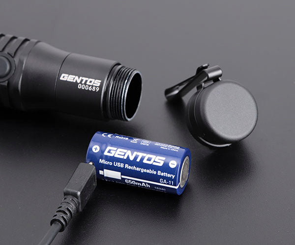 GENTOS GF-117RG 550ルーメン 充電式 LEDライト 電池兼用タイプ Gシリーズフラッシュライト ジェントス LED ライト ワークライト 作業灯
