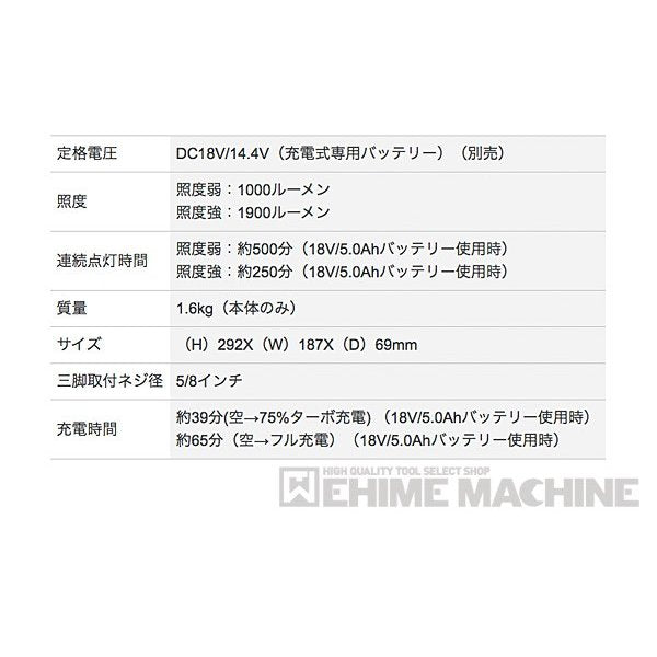 ボッシュ のバッテリー投光器本体のみの画像12