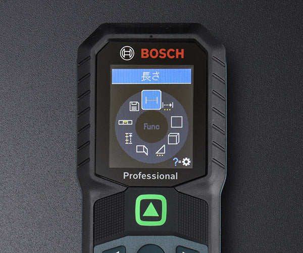 日本正規品 BOSCH グリーンレーザー距離計 測定範囲0.05~50m 防塵防水構造IP65 Bluetooth測定結果転送可能 GLM5027CG ボッシュ
