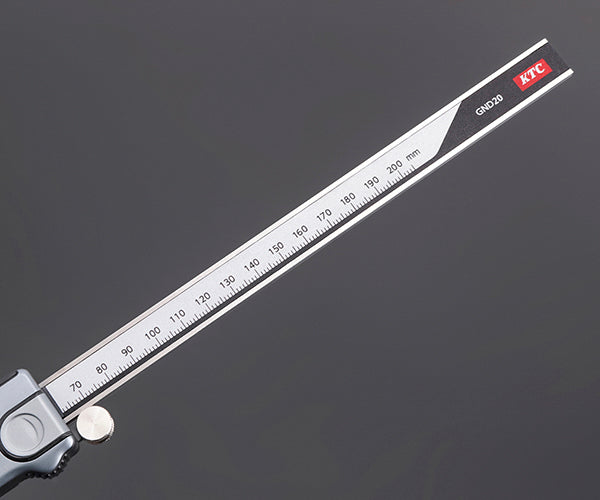 KTC 200mm デジタルノギス 測定範囲0~200 全長286mm (GND20)(4989433774145) 京都機械工具