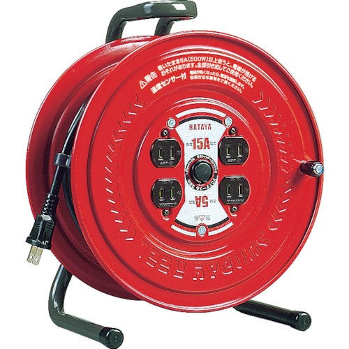 HATAYA(ハタヤ) 温度センサー付コードリール 単相100V30M アース付