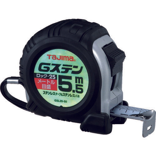タジマ Gステンロック−25 5.5m メートル目盛 GSL2555BL