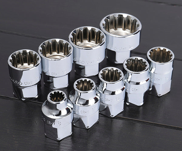 Pro-Auto GTFL14SS ゴースルーラチェット&スプラインソケットセット