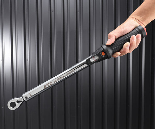 KTC GW100-03 9.5sq.プレセット型トルクレンチ 20~100N・m 樹脂ケース付 工具 京都機械工具